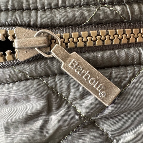 Barbour Sporting Zip Knit Jacket US 10 Olive - Picture 8 of 9